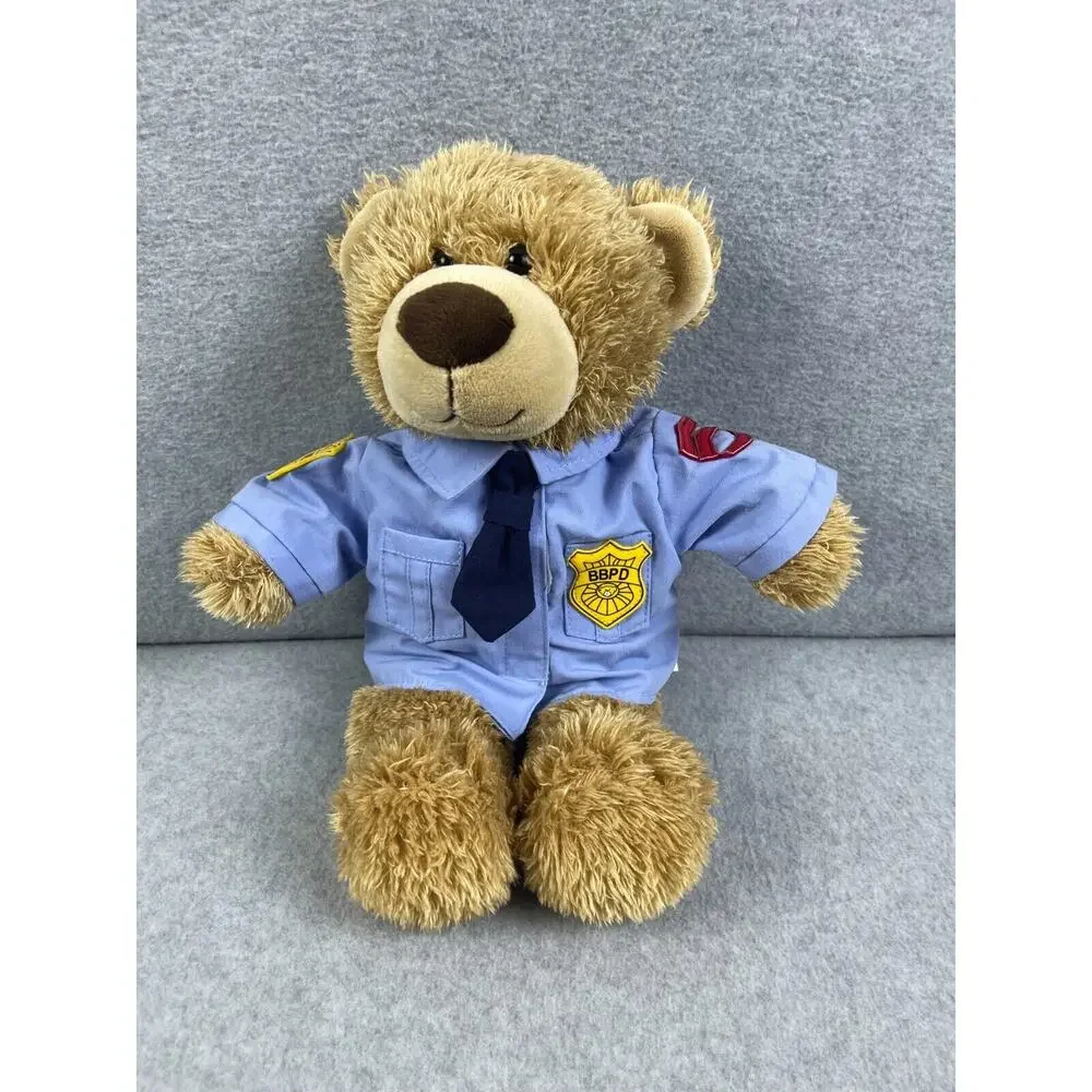Build A Bear Police Officer‎ Bear Plush Stuffed Animal 14